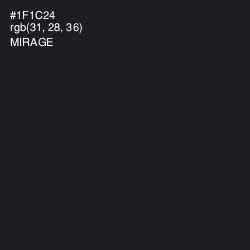 #1F1C24 - Mirage Color Image