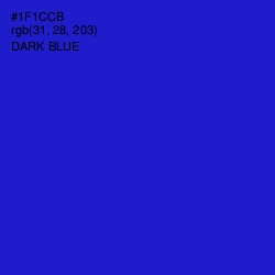 #1F1CCB - Dark Blue Color Image