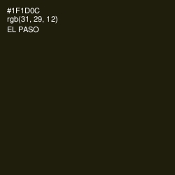 #1F1D0C - El Paso Color Image