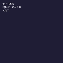 #1F1D36 - Haiti Color Image