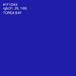 #1F1DA9 - Torea Bay Color Image