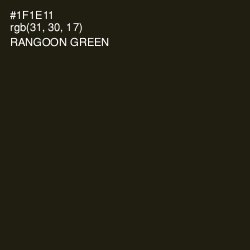 #1F1E11 - Rangoon Green Color Image