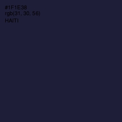 #1F1E38 - Haiti Color Image