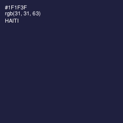 #1F1F3F - Haiti Color Image