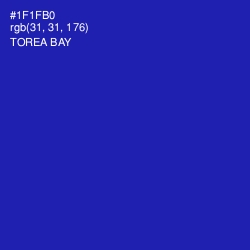 #1F1FB0 - Torea Bay Color Image