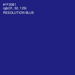 #1F2081 - Resolution Blue Color Image