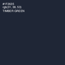 #1F2635 - Timber Green Color Image