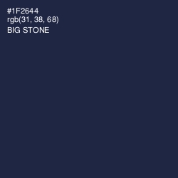 #1F2644 - Big Stone Color Image