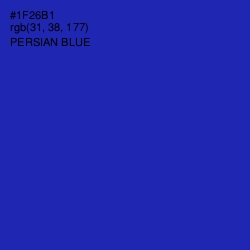 #1F26B1 - Persian Blue Color Image