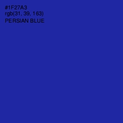 #1F27A3 - Persian Blue Color Image