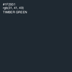 #1F2931 - Timber Green Color Image