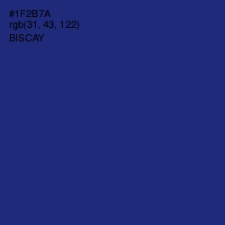 #1F2B7A - Biscay Color Image