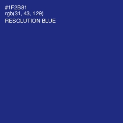 #1F2B81 - Resolution Blue Color Image