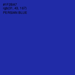 #1F2BA7 - Persian Blue Color Image