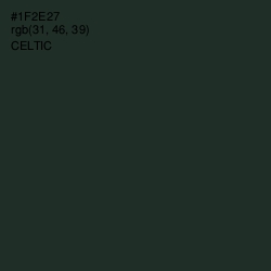 #1F2E27 - Celtic Color Image