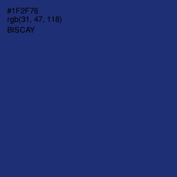 #1F2F76 - Biscay Color Image