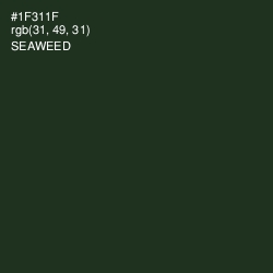 #1F311F - Seaweed Color Image