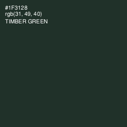 #1F3128 - Timber Green Color Image