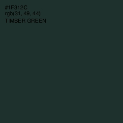 #1F312C - Timber Green Color Image