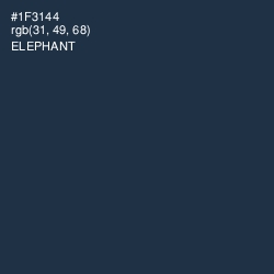 #1F3144 - Elephant Color Image