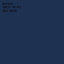 #1F3151 - Nile Blue Color Image