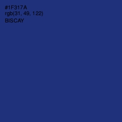 #1F317A - Biscay Color Image