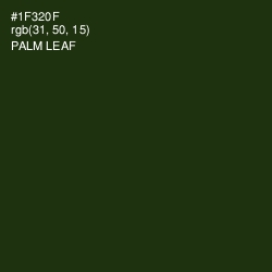 #1F320F - Palm Leaf Color Image