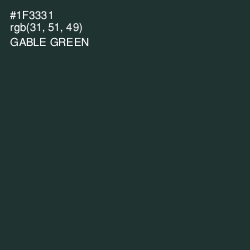 #1F3331 - Gable Green Color Image