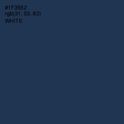 #1F3552 - Nile Blue Color Image