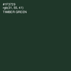 #1F3729 - Timber Green Color Image