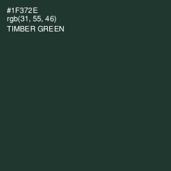 #1F372E - Timber Green Color Image