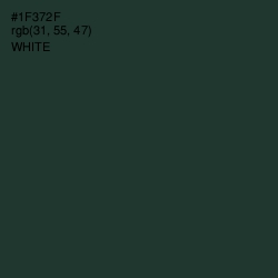 #1F372F - Timber Green Color Image