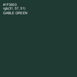 #1F3933 - Gable Green Color Image