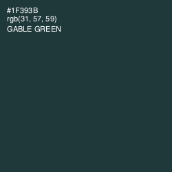 #1F393B - Gable Green Color Image