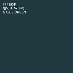 #1F393F - Gable Green Color Image