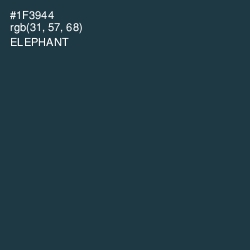#1F3944 - Elephant Color Image