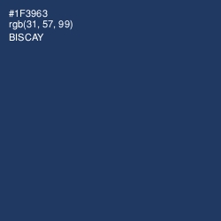 #1F3963 - Biscay Color Image