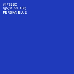 #1F3BBC - Persian Blue Color Image