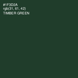 #1F3D2A - Timber Green Color Image