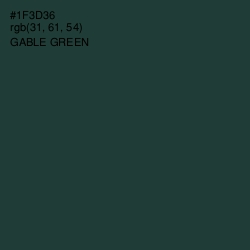 #1F3D36 - Gable Green Color Image