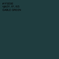 #1F3D3E - Gable Green Color Image