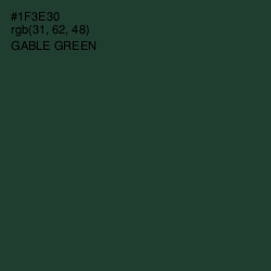 #1F3E30 - Gable Green Color Image