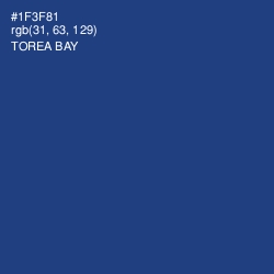 #1F3F81 - Torea Bay Color Image