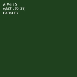 #1F411D - Parsley Color Image