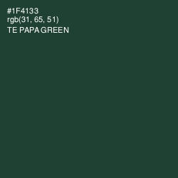 #1F4133 - Te Papa Green Color Image