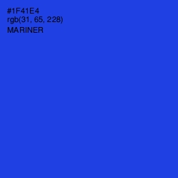 #1F41E4 - Mariner Color Image