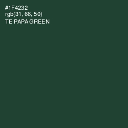#1F4232 - Te Papa Green Color Image