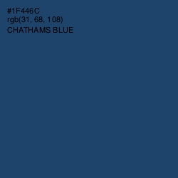 #1F446C - Chathams Blue Color Image