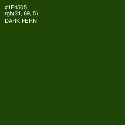 #1F4505 - Dark Fern Color Image