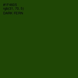 #1F4605 - Dark Fern Color Image